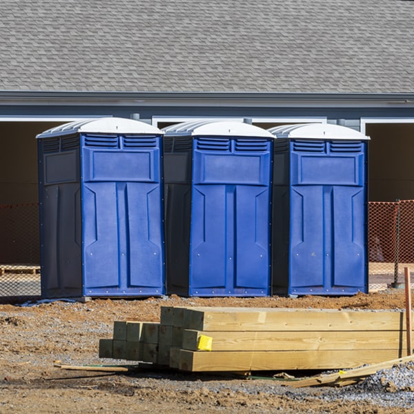 what is the cost difference between standard and deluxe porta potty rentals in Forsyth Georgia